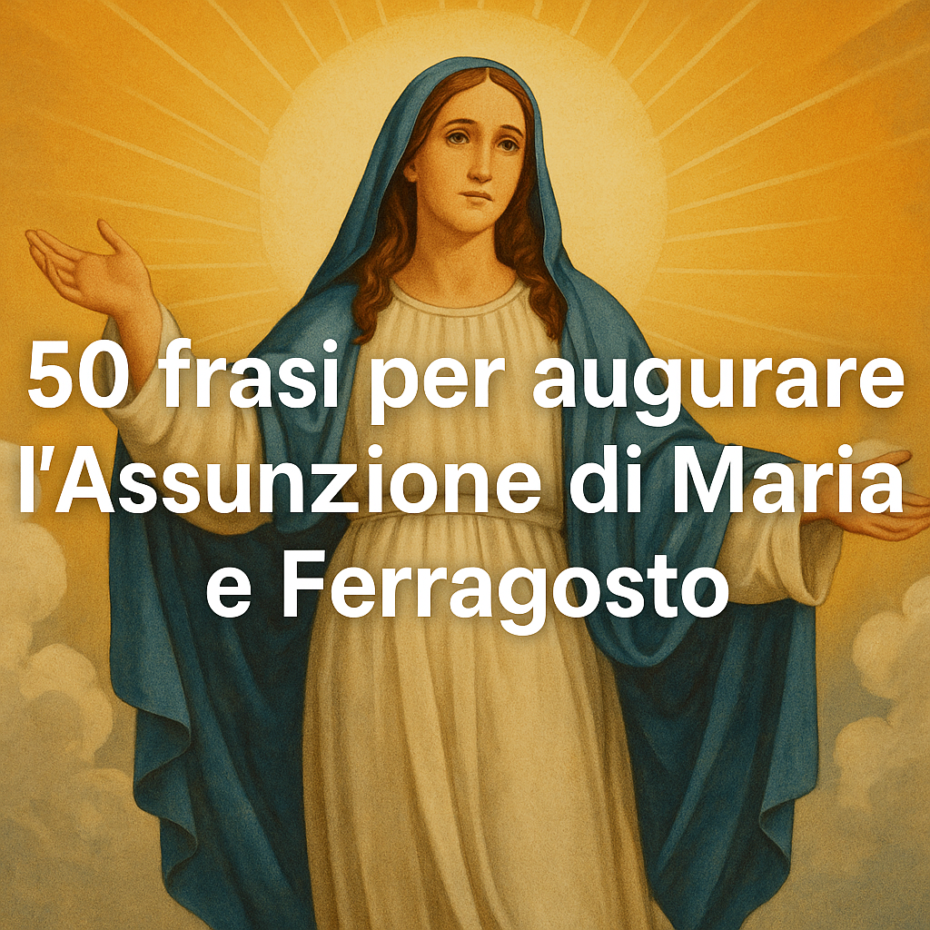 50 Frasi per Augurare Buon Ferragosto e Celebrare l’Assunzione di Maria