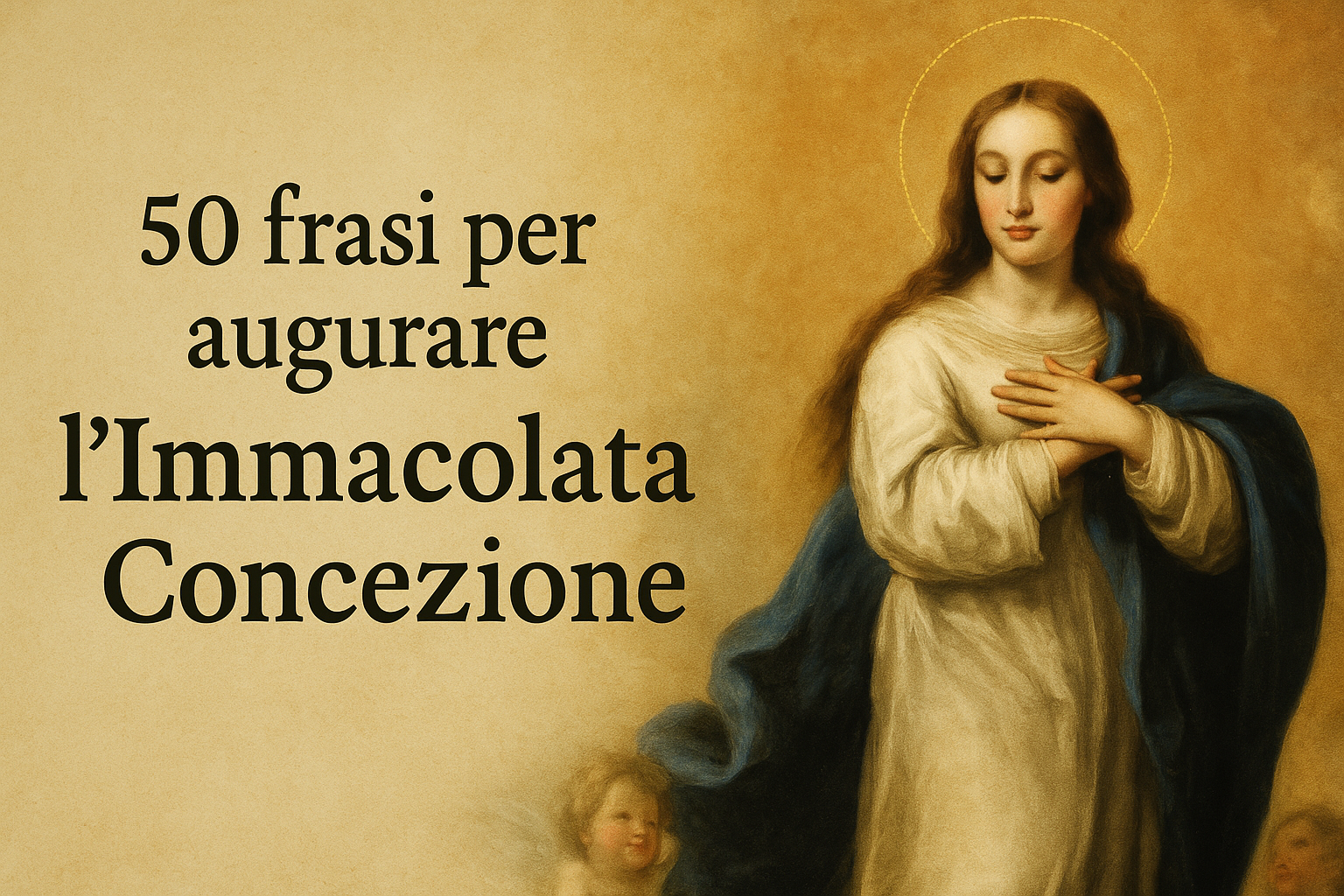 50 Frasi per Augurare una Buona Festa dell’Immacolata Concezione