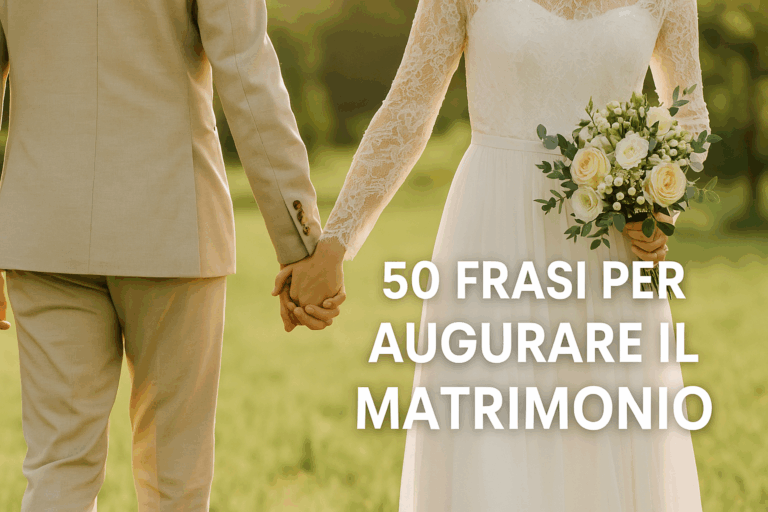50 frasi perfette per congratularsi con gli sposi