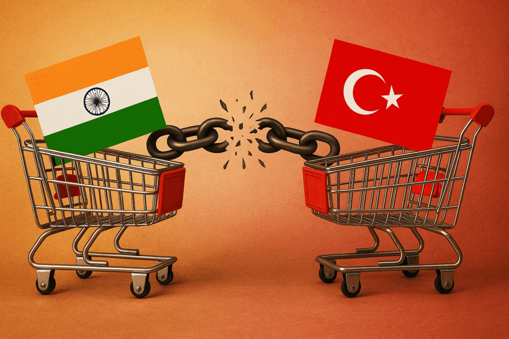 Boicottaggio indiano contro la Turchia Sostegno al Pakistan inaccettabile