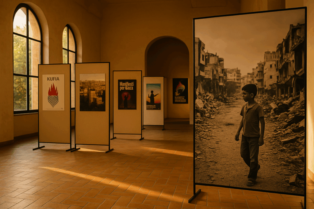 Bologna si schiera per la Palestina arte e attivismo contro il genocidio