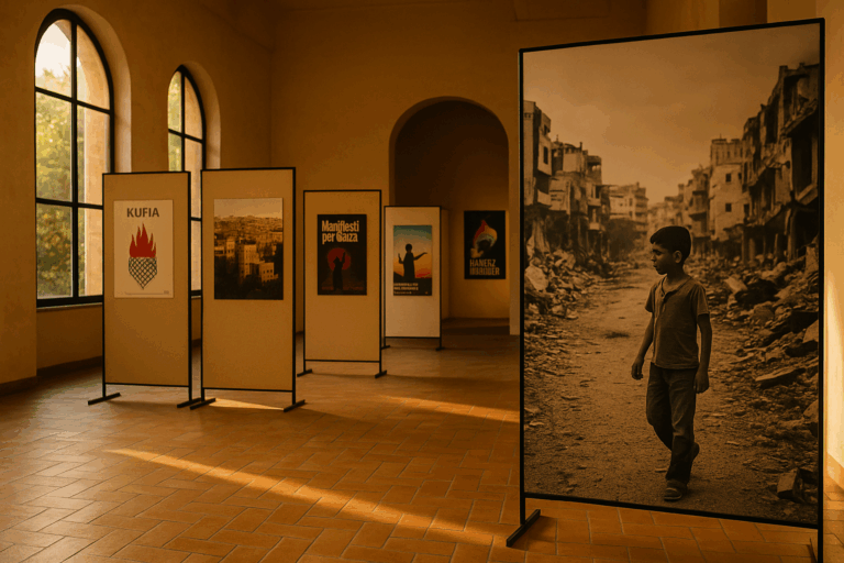 Bologna si schiera per la Palestina arte e attivismo contro il genocidio