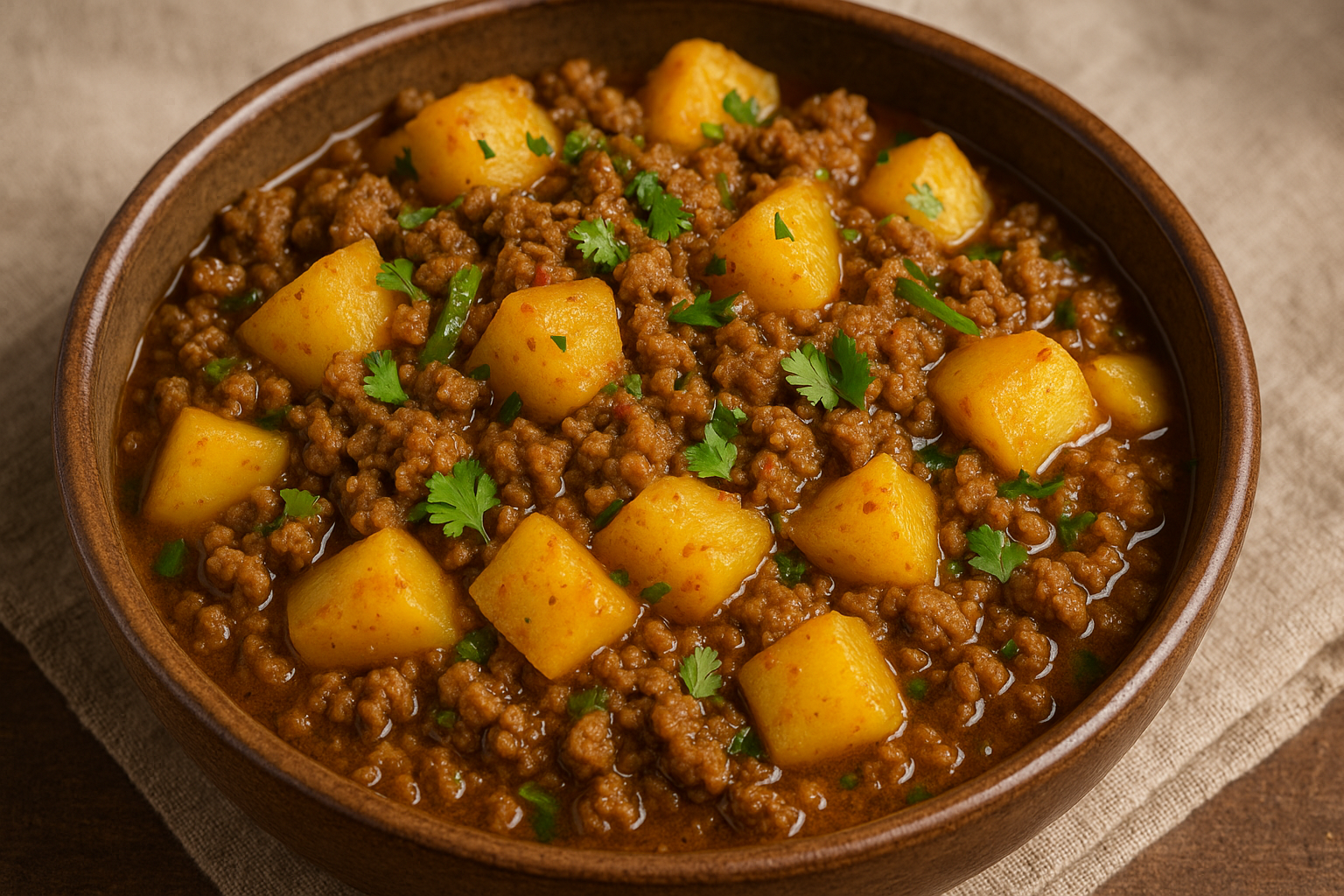 Come Preparare l'Aloo Keema Il Piatto Pakistano di Patate e Carne