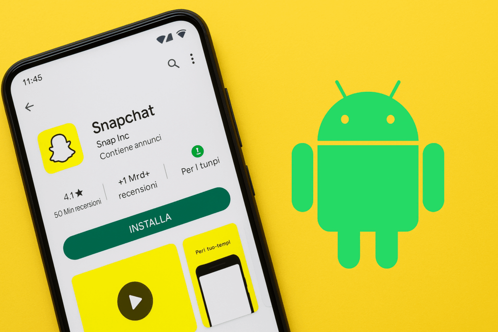 Come installare Snapchat su Android guida facile e veloce