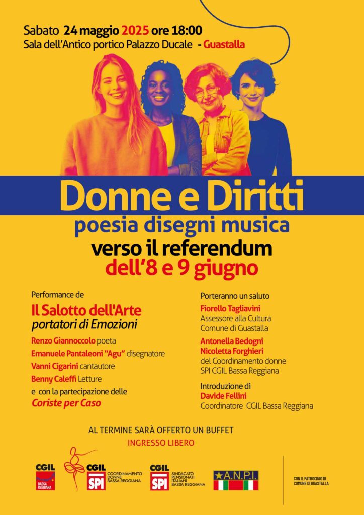 “Donne e Diritti”: a Guastalla un evento che unisce arte e impegno civile