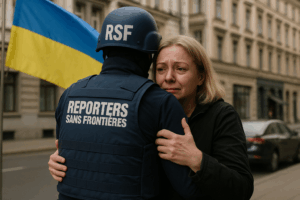 Giornalista russa contraria alla guerra in Ucraina salvata da Reporter Senza Frontiere