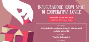 Invito inaugurazione nuova sede Ovile - 6 giugno 2025
