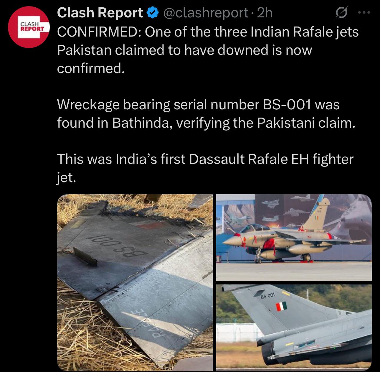 Fonti francesi confermano: Rafale indiano abbattuto dal Pakistan