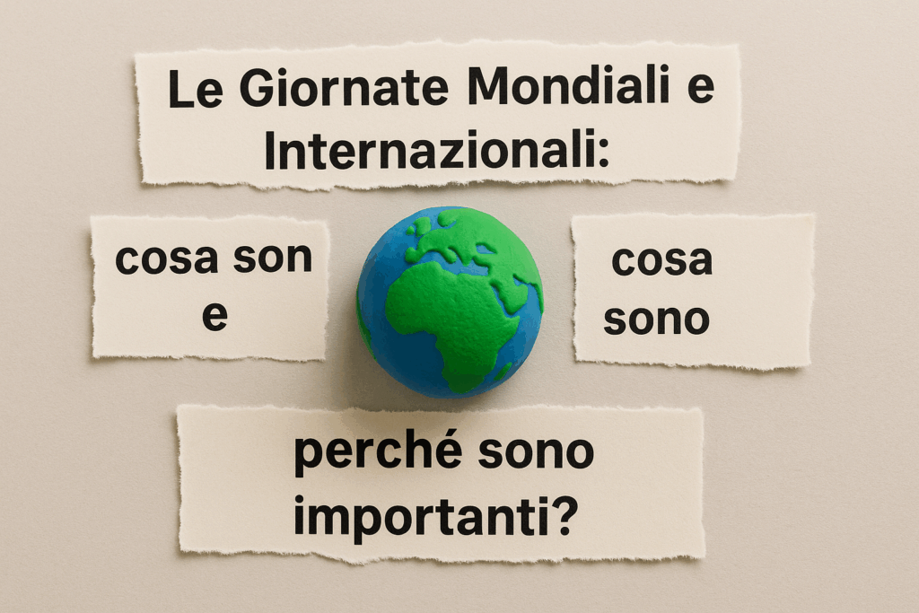 Elenco delle Giornate Mondiali e Internazionali cosa sono e perché sono importanti