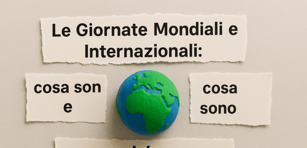 Elenco delle Giornate Mondiali e Internazionali cosa sono e perché sono importanti