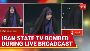 Giornalista iraniana torna in onda dopo attacco israeliano alla TV di Stato