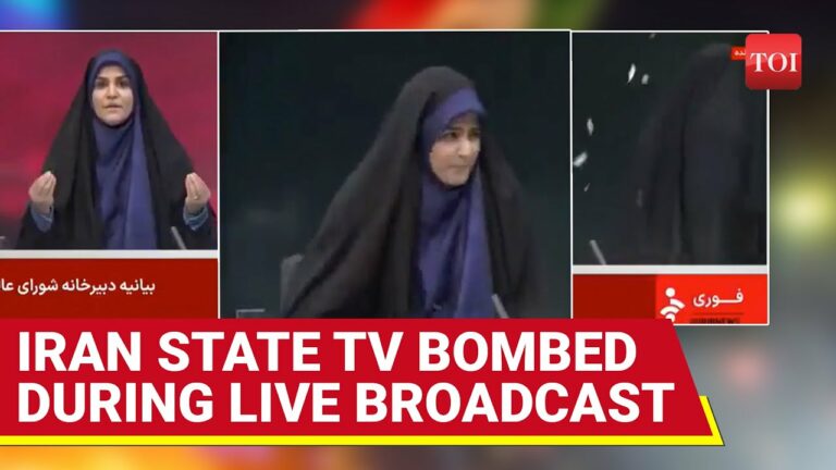 Giornalista iraniana torna in onda dopo attacco israeliano alla TV di Stato