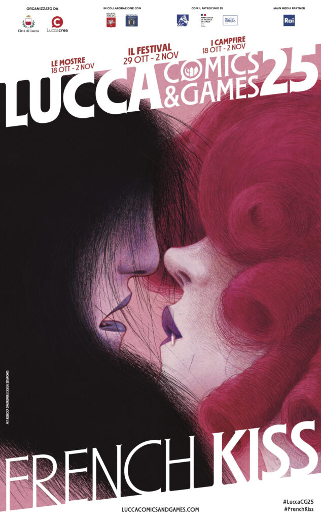 Lucca Comics & Games 2025 date, ospiti, programma e tema French Kiss