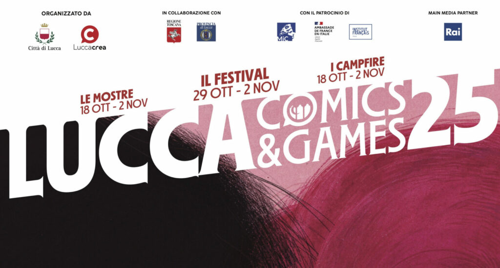 Lucca Comics & Games 2025 date, ospiti, programma e tema French Kiss