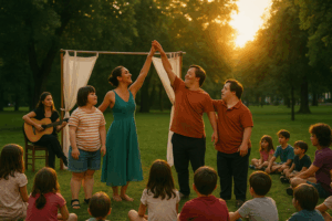Festival Aria Aperta 2025 spettacoli gratuiti per famiglie al Parco Vistarino di Sassuolo